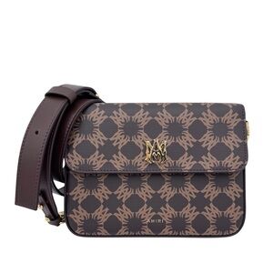 Amiri Authentic New MA Quad Men’s Small Logo Leather Crossbody Bag